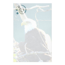 BEYR Eagle chauve le fleuve Yukon Papier À Lettre