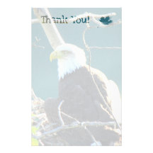 BEYR Eagle chauve le fleuve Yukon Papier À Lettre