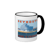 Beyrouth, St Georges d'hôtel Tasses À Café