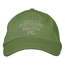Bezit van een Portugees Pet van de Herdershond Geborduurde Basebal Pet