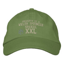 Bezit van een Wels Spaniel van de Aanzetsteen Baseball Cap
