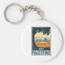 Bezoek Palestina Sleutel Hanger