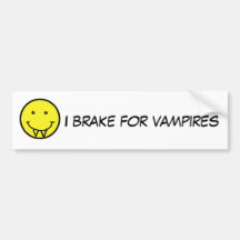 BG I rem voor vampierensticker Bumpersticker