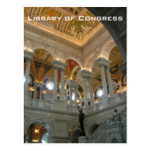 Bibliothèque du Congrès Carte Postale
