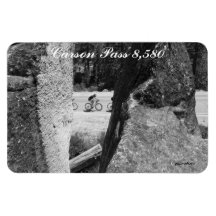 Bicyclette par le granit B&W Magnet Souple