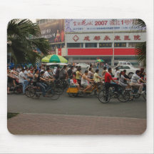 Bicyclettes - Chendu, Chine Tapis De Souris