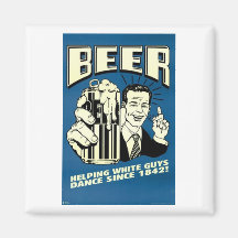 Bier die - de Witte Dans van Kerels sinds 1842 hel Koelkast Magneet