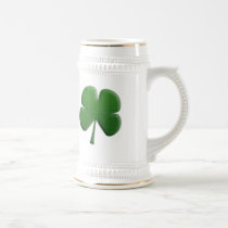 Bière Stein de shamrock tasses