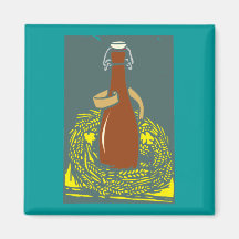 Bierflasche beer bottle kühlschrankmagnet
