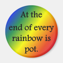 bij-de-eind-van-elk-regenboog--pot koelkast magneten