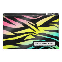 Bijkomende Zak van de Reis van het neon de Zebra G