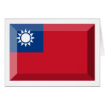 Bijou de drapeau de Taïwan Carte