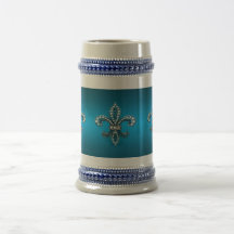 Bijou Stein de Fleur De Lis Flor la Nouvelle-Orléa Tasse À Café