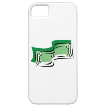 Billet d'un dollar coque iPhone 5