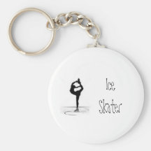 billmen, patineur de glace porte-clefs