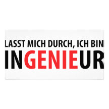 Bin Ingenieur d'Ich Photocartes