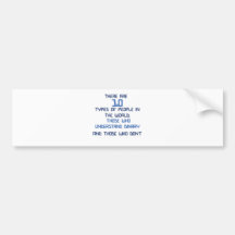 binaire grap bumpersticker