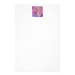 Binnen Stroom III - Fuchsiakleurig & Violette Melk Briefpapier