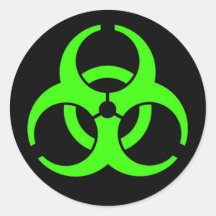 Biohazard om Stickers
