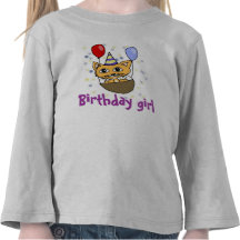 Birthday girl tee shirts