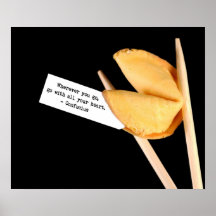 Biscuit de fortune de Confucius Posters