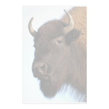 bison papier à lettre personnalisable