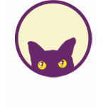 BLACK CAT HEAD SHIRT