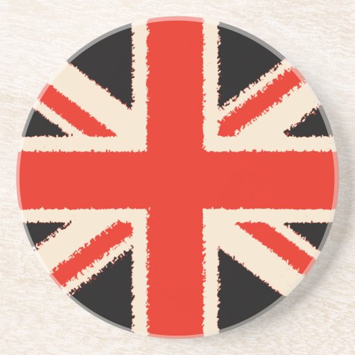 Black Union Jack (type de style) Dessous De Verres