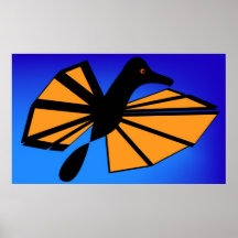 blackorangebird posters
