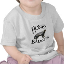 Blaireau de miel t-shirts