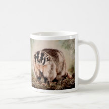"Blaireau peinture dans brume" par DiDi Mug