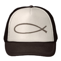 Blanc affectueux de marron d'ICHTUS Casquettes De Camionneur
