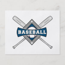 blanc bleu gris de logo de diamant de base-ball prospectus avec motif