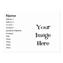 BLANC - CRÉEZ VOTRE PROPRE CADEAU FAIT SUR COMMAND MODÈLE DE CARTE DE VISITE