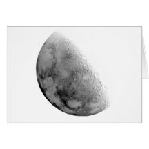 Blanc de lune carte de vœux