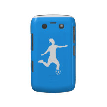 Blanc de silhouette du football de courbe de Black Coques Blackberry