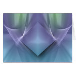 Blauw abstract wenskaart