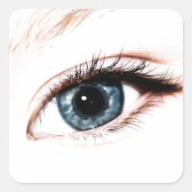 blauw eye.jpg vierkante sticker