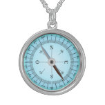 blauw kompas sieraden