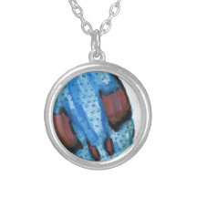 Blauw Patroon Sieraden