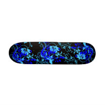 Blauwe Bloemen Persoonlijk Skateboard