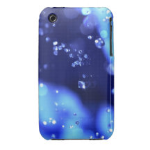 Blauwe Diamanten iPhone 3 Case
