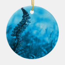 Blauwe Lupine om Ornament