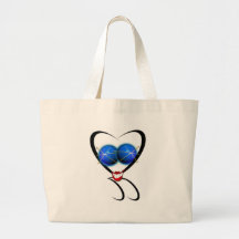 Blauwe Ogen Canvas Tas