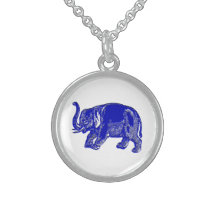 Blauwe Olifant Persoonlijke Sieraden