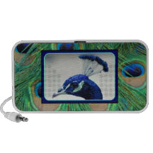 Blauwe Pauw Mini Speaker