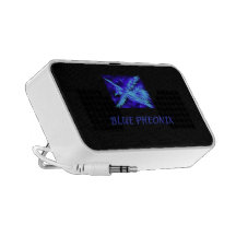 Blauwe Pheonix Speaker Systeem