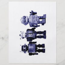 blauwe robotsvlieger folder