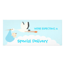 (Blauwe) spoedbestelling Custom Uitnodigingen