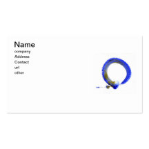 Blauwe Zen Enso Visitekaartjes